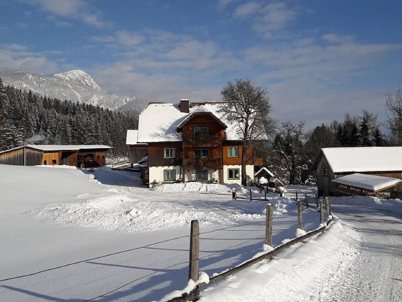 Ganze Ferienwohnung, Forsterhof - Appartement 3: mit 1 Schlafzimmer, Dusche, Wc in Haus, Schladming-Dachstein