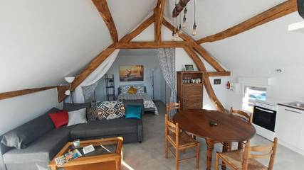Gîte pour 4 personnes, avec balcon et vue, adapté aux familles à Lyons-la-Forêt