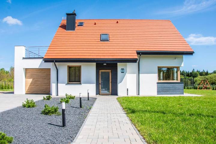 Dom wakacyjny dla 10 osób, z ogród i basen oraz sauna i jacuzzi w Pasym