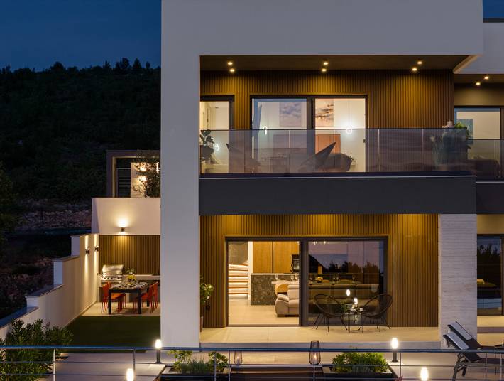 Villa für 12 Personen, mit Meerblick und Garten sowie Terrasse, mit Haustier in Vinjerac - 2