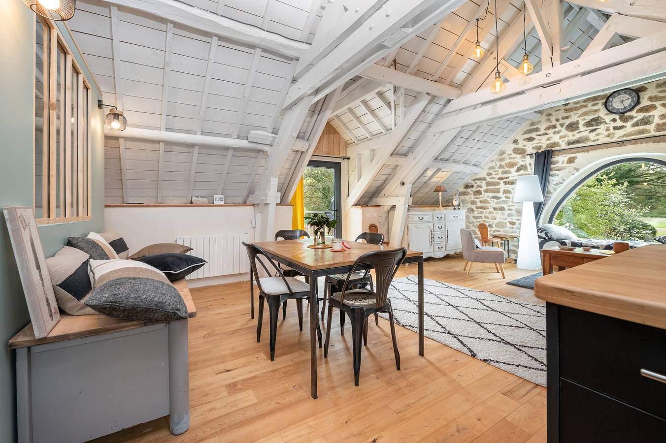 Ferienhaus 'Le Foutaye - Gîte En Pleine Nature' mit privater Terrasse und privatem Garten in Pleucadeuc, Vannes und Umgebung