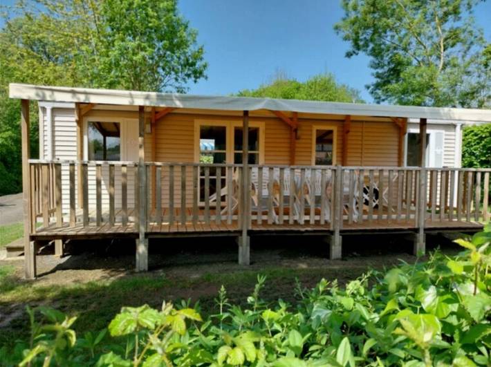 Mobil home pour 10 personnes, avec bassin pour enfant à Saint-Christophe-du-Ligneron - 3