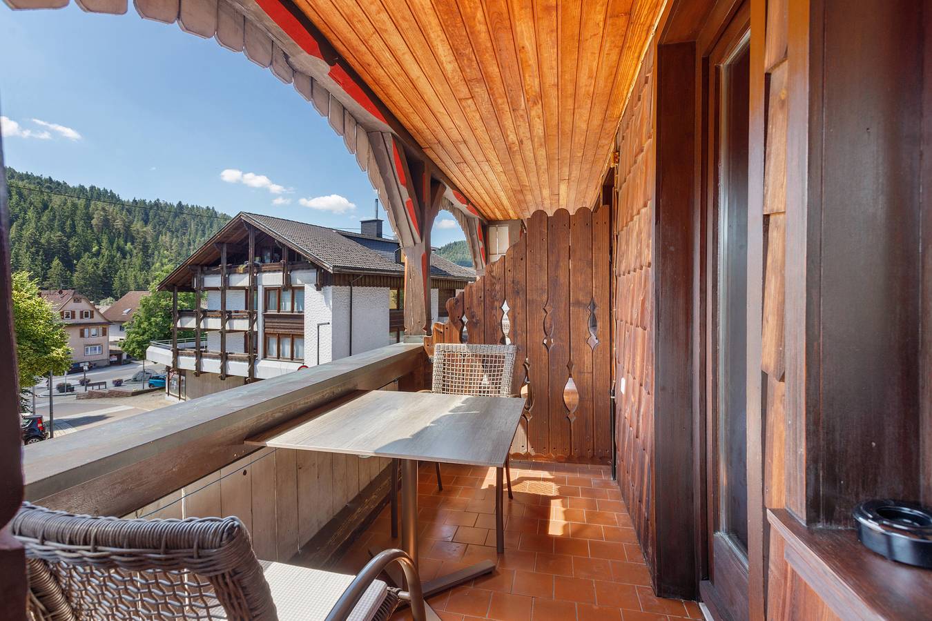 Standart Zweibettzimmer mit Gemeinschaftsgarten, Balkon und Wi-Fi in Tennenbronn, Schramberg