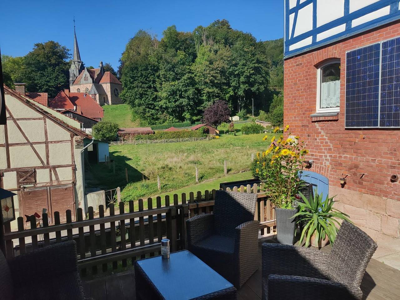 Ferienhaus in Holzhausen mit Grill und Terrasse in Herleshausen, Werra-Meißner-Kreis