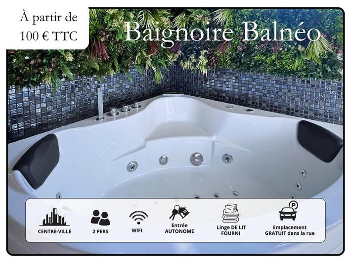 Apartamento de vacaciones para 2 personas, con jacuzzi, Se admiten mascotas - 1