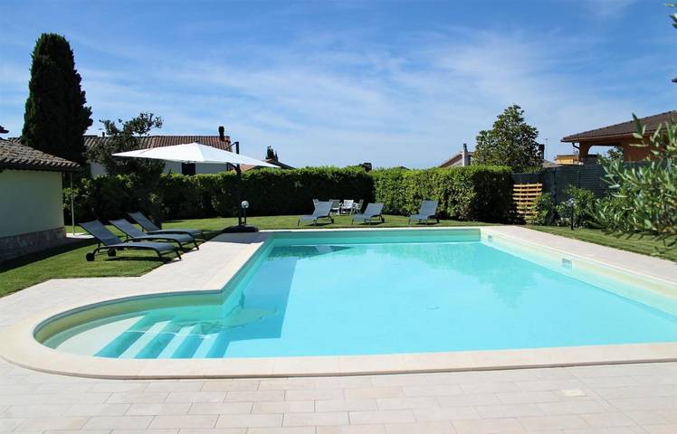Resort for 2 personer, med Hage og Badebasseng i tillegg til Utsikt i Roma
