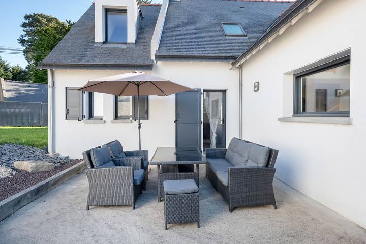 Location de vacances pour 8 personnes, avec terrasse et jardin à Saint-Armel - 2