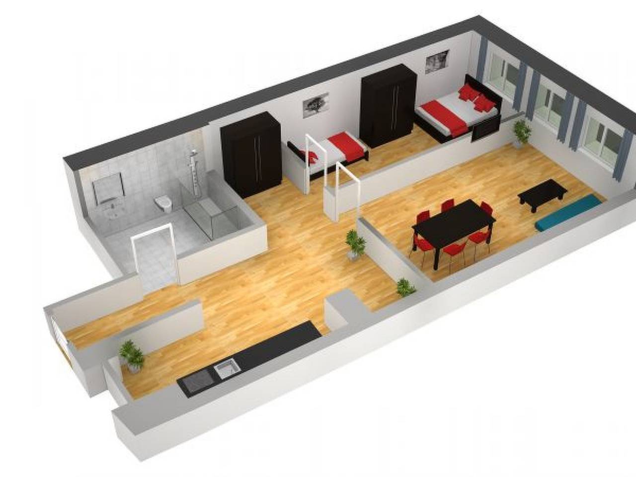 Geheel appartement, Vakantieappartement voor 5 personen in Luzern, Vierwoudstrekenmeer