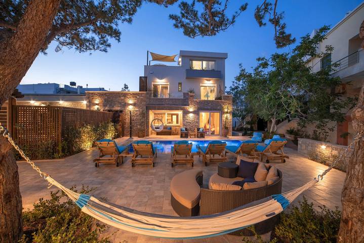 Ferienhaus für 11 Personen, mit Garten und Meerblick