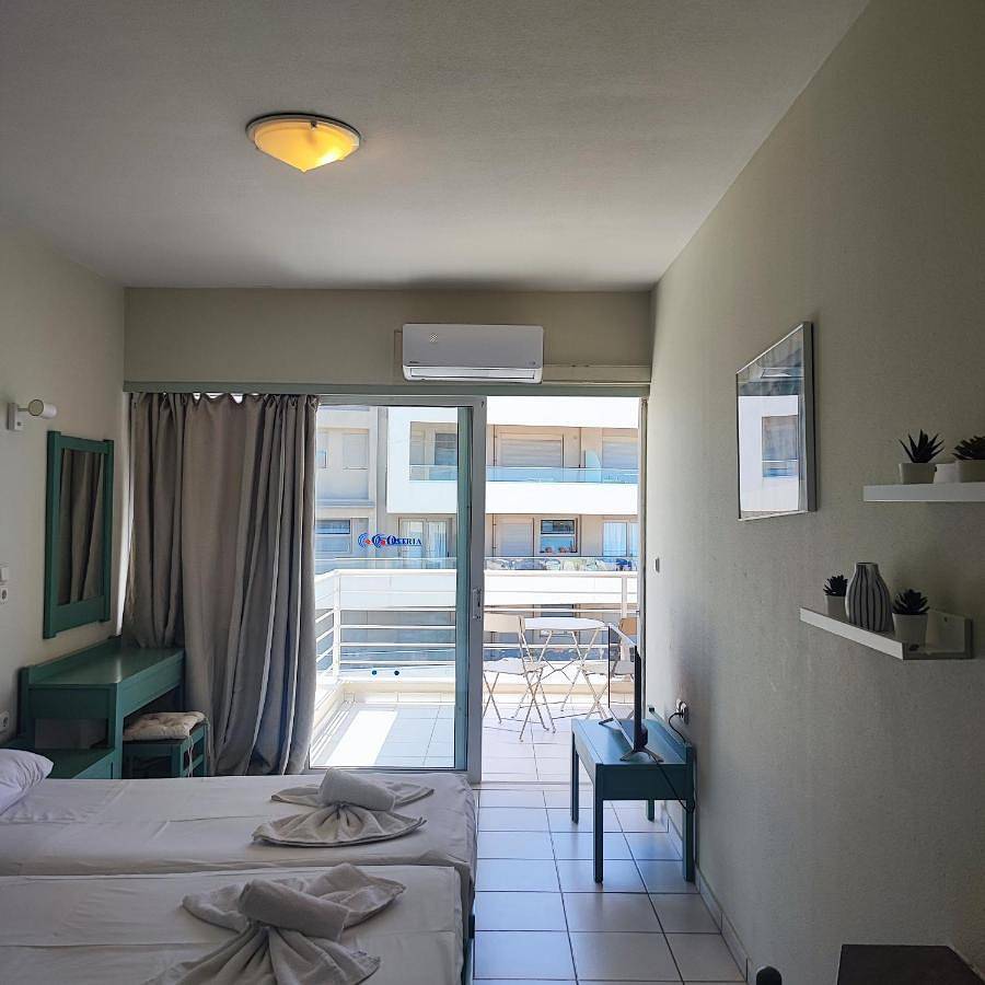 Twin Room with Sea View in Rétino (Ciudad), Rethymno und Umgebung