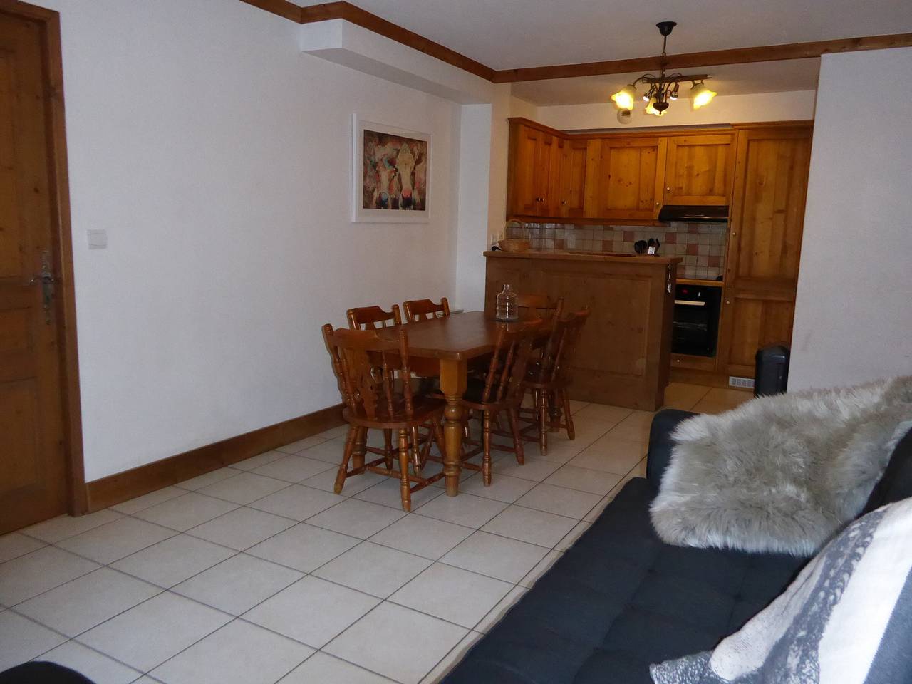 Ganze Wohnung, Stilvolles Berghaus mit großem Südbalkon und Skianbindung in Bozel, Les Trois Vallées