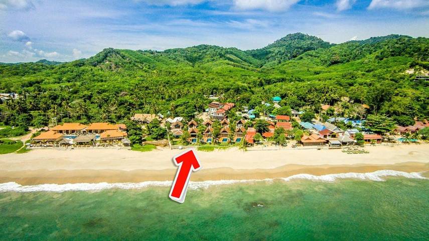 Ferienhaus für 4 Personen, mit Pool und Garten sowie Balkon auf Koh Lanta