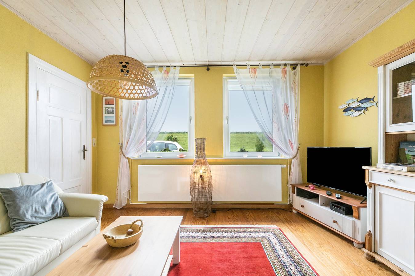 Ferienhaus 'Auszeit Il Am Deich Auf Nordstrand' mit privater Terrasse, privatem Garten und Wlan in Nordstrand (Gemeinde), Nordseeküste