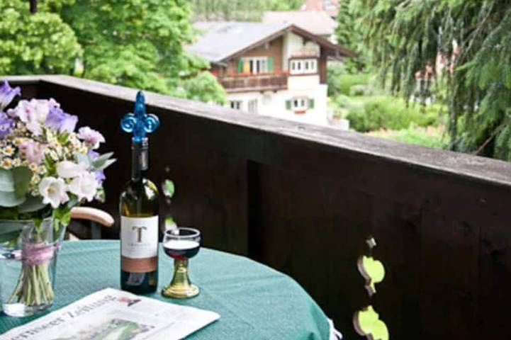 Holiday apartment for 2 people, with balcony and sauna as well as garden - 1