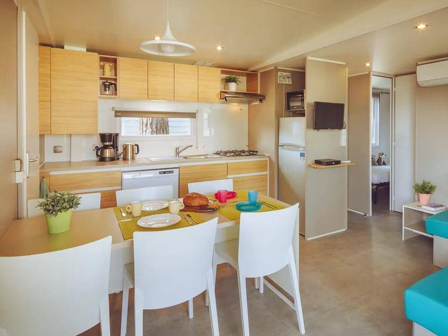Camping Le Castellas - Mobile home 6 persons - Premium 3-bedroom Lounge in Sete, Côte d'Améthyste