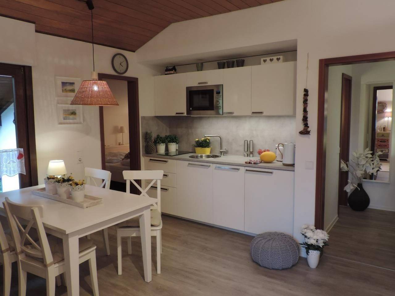 Schlossblick mit Teilseeblick in Waldeck, Waldecker Land