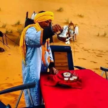 Gîte pour 2 personnes, avec vue et terrasse dans Merzouga