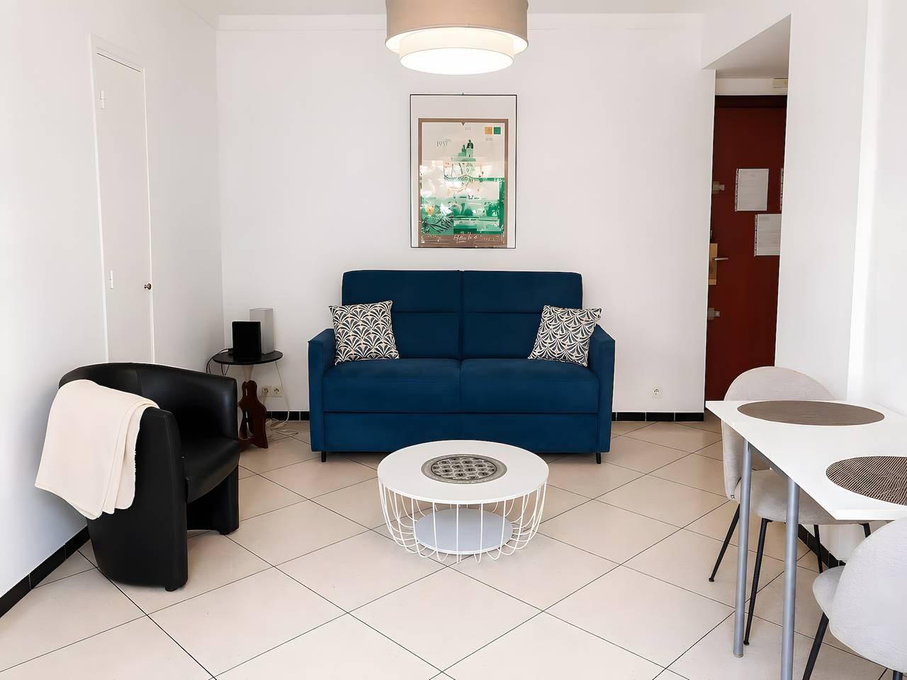 Monolocale intero, Monolocale 'En Bord De Mer' con balcone e Wi-Fi in Cros de Cagnes, Cagnes-sur-Mer