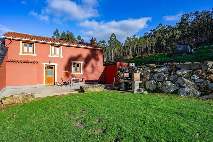 Casa rural para 6 personas, con Jardín en Ortigueira