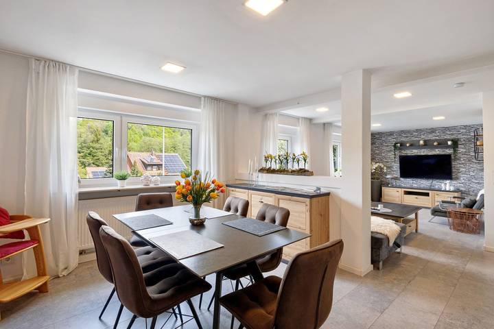 Ferienwohnung für 5 Personen, mit Garten