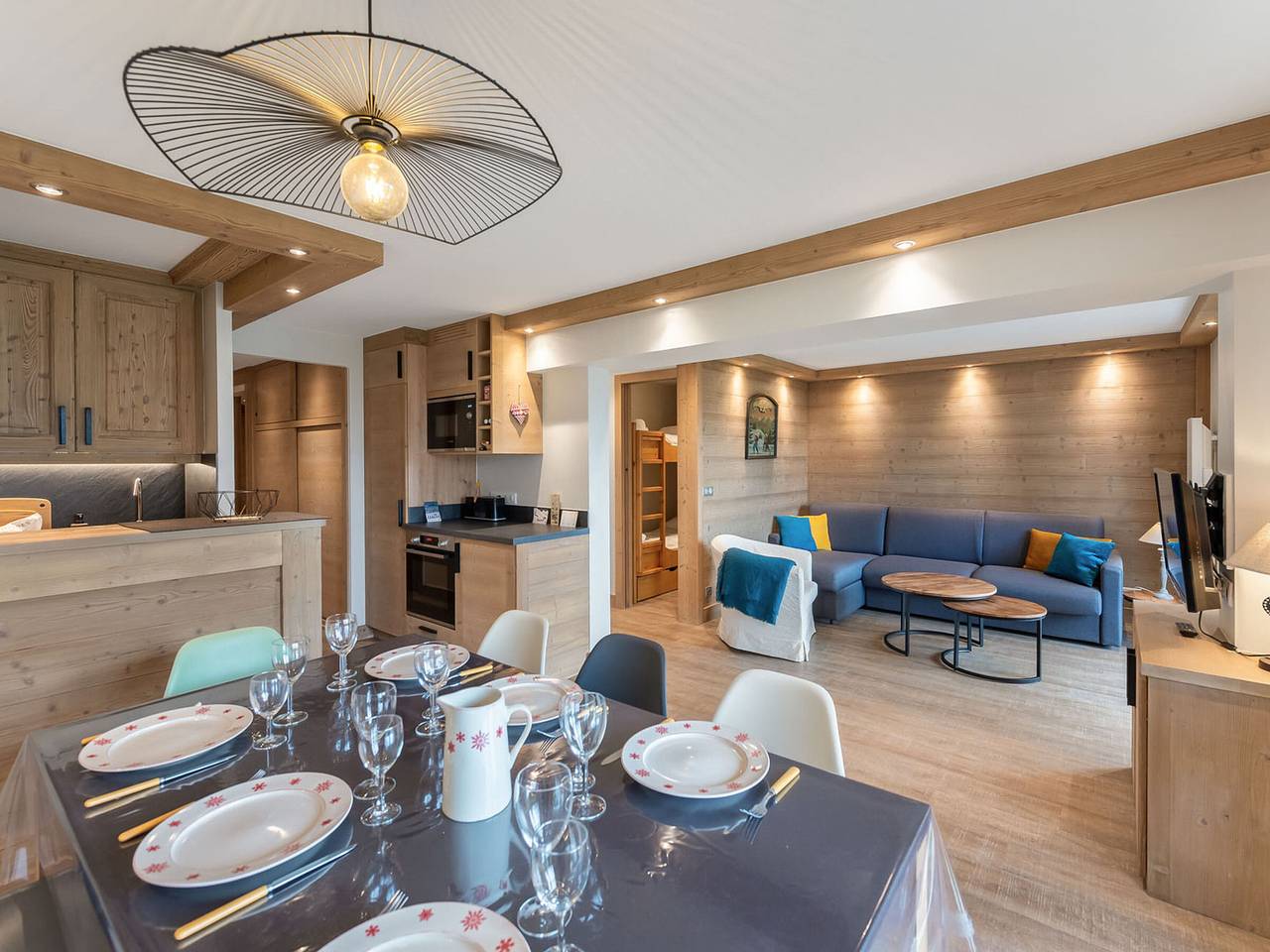 Ganze Wohnung, Méribel Apartment, 6 Pers, 67m², Parking, WIFI in Les Allues, Vanoise-Massiv