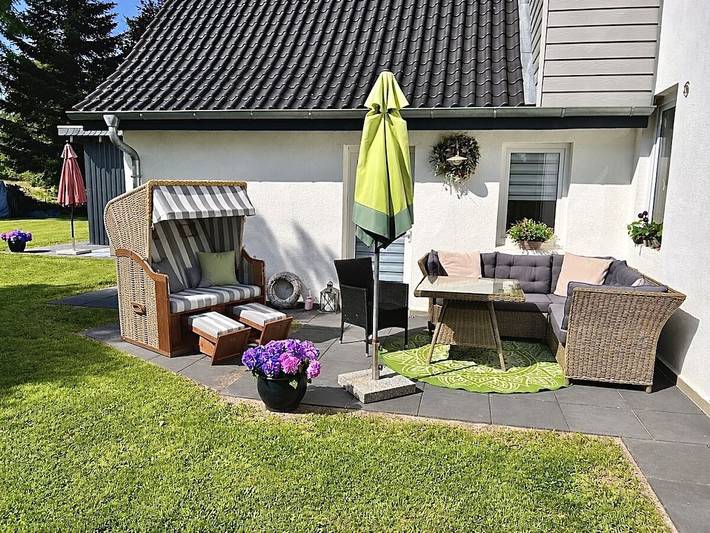 Ferienhaus für 5 Personen, mit Garten