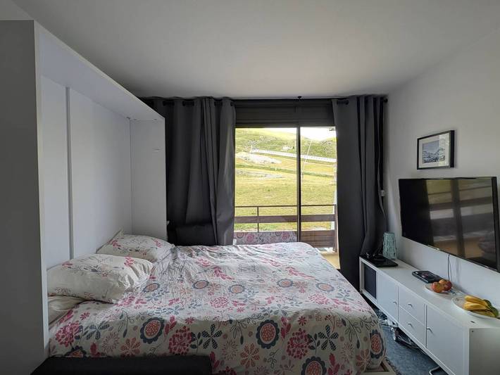Studio entier, Studio cosy pour 4 avec balcon et Wi-Fi, accès direct aux pistes in La Pierre Saint-Martin, Arette