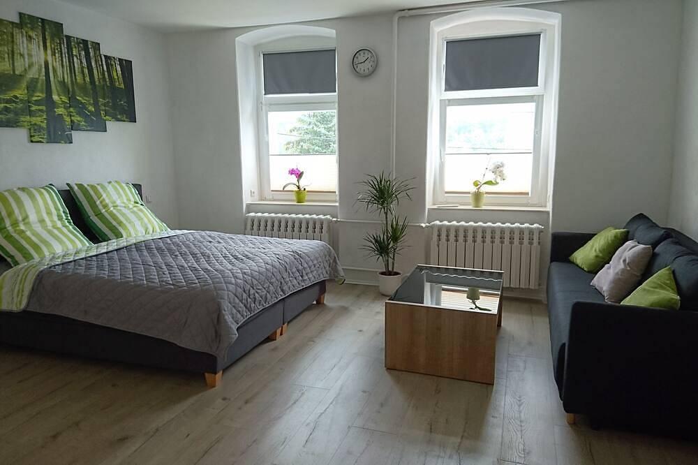 Ganze Wohnung, Moderne Ferienwohnung Peter 4 Personen Erholungsort Bärenstein Erzgebirge in Bärenstein, Erzgebirge