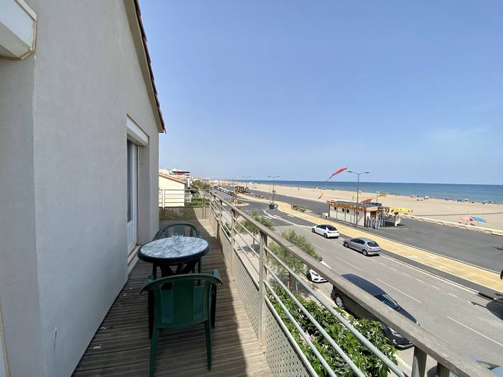 Appartement de vacances pour 7 personnes, avec balcon dans Narbonne Plage