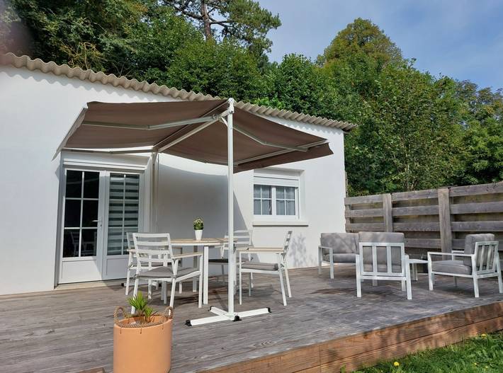 Gîte pour 2 personnes, avec jardin et terrasse, animaux acceptés dans Petit-Caux