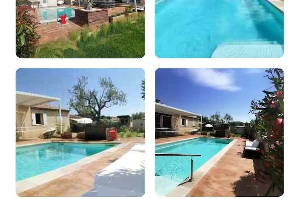 Warm and luminous studio pool house between the Alpilles and the Lubéron. in Eyguières, Region de Arles