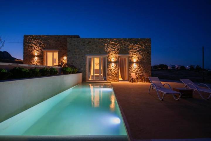 Holiday rental for 2 people, with garden and pool, child-friendly in Mykonos