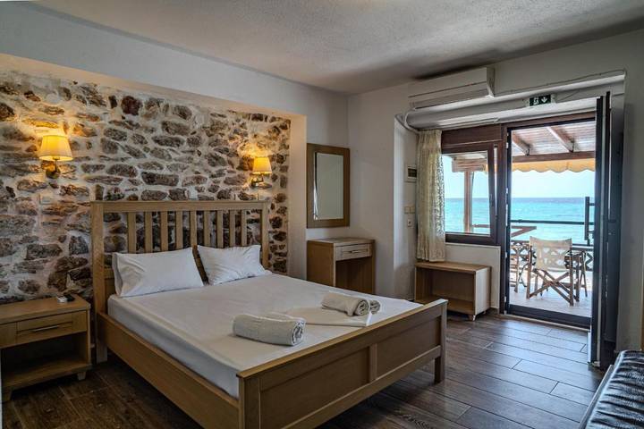 Vakantiewoning voor 3 personen, met uitzicht en tuin, met huisdier op Thassos