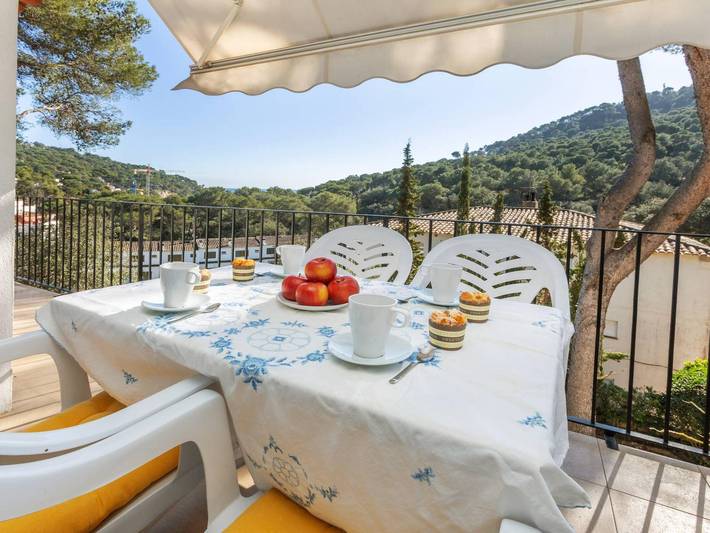 Location de vacances pour 4 personnes, avec jardin à Tamariu