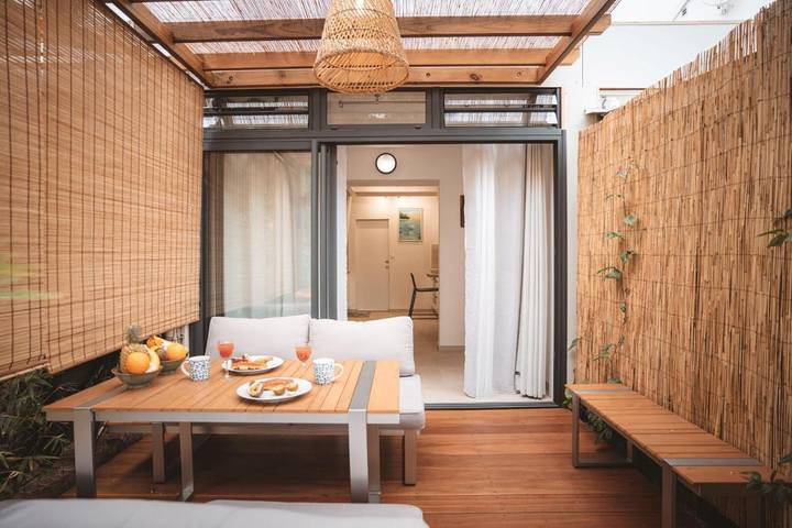 Gîte pour 2 personnes, avec terrasse et jardin dans Plage de l'Hermitage - 2