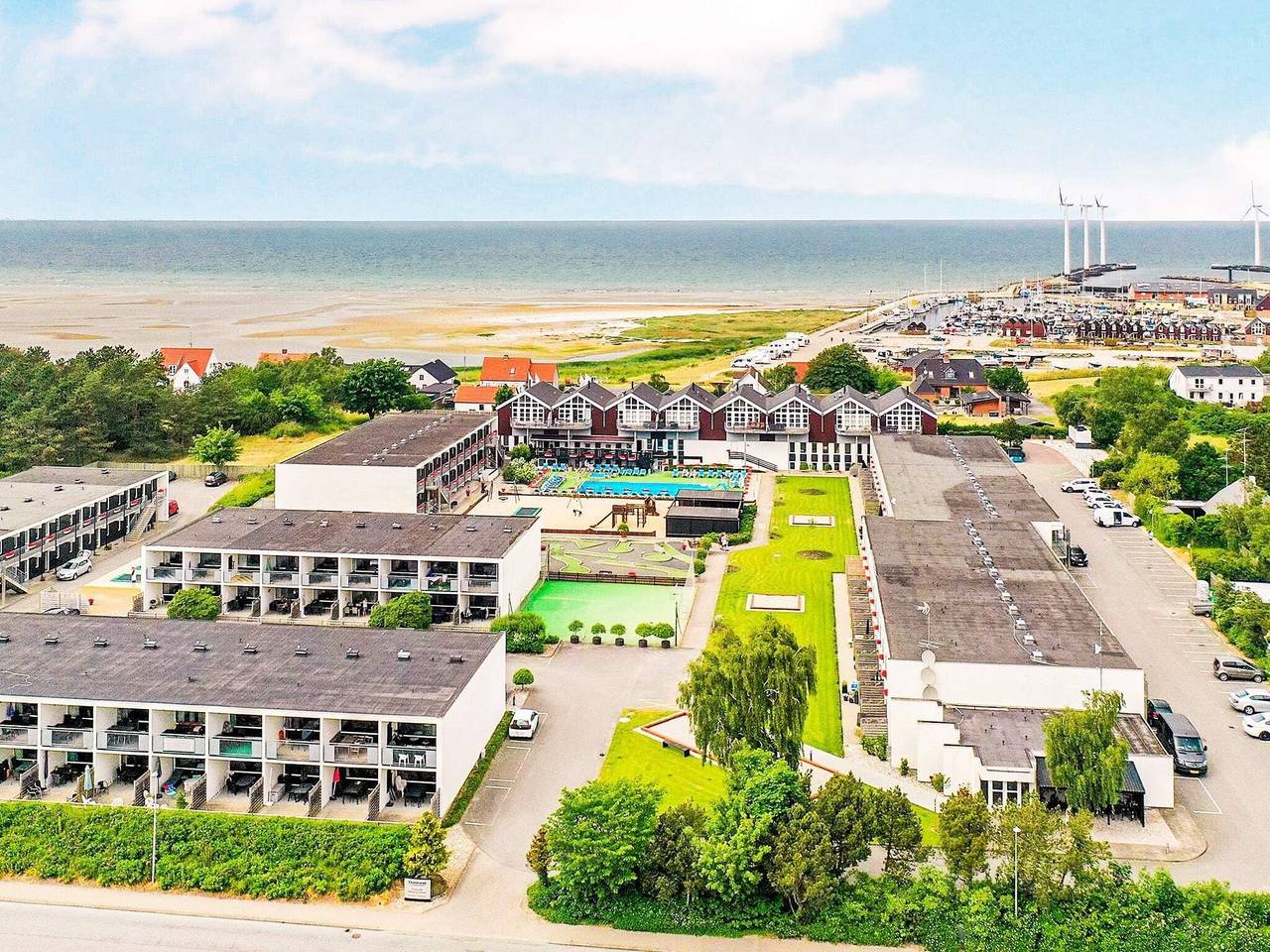 Ganze Wohnung, 4 Personen Ferienhaus auf einem Ferienpark Glesborg in Bønnerup Strand, Glesborg