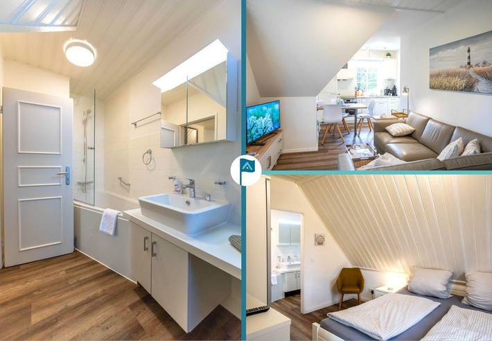 Ferienwohnung für 4 Personen, mit Terrasse in Oldsum