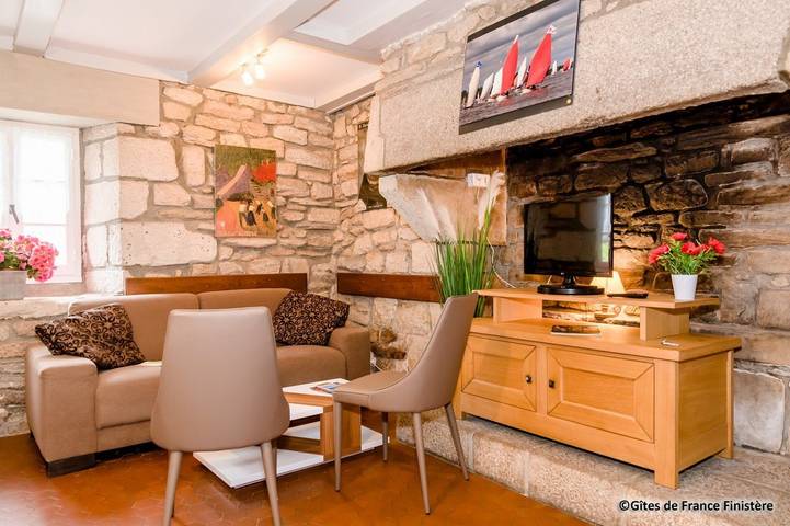 Maison de vacances pour 4 personnes, avec jardin à La Forêt-Fouesnant