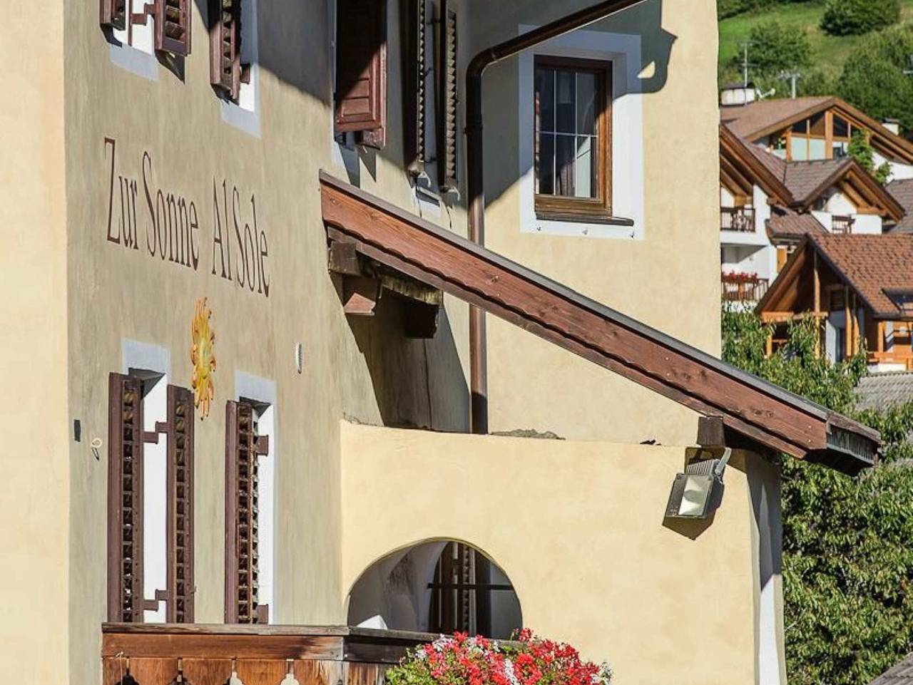 Gasthof Zur Sonne - Ferienwohnung App. in Lajen, Dolomiti Superski
