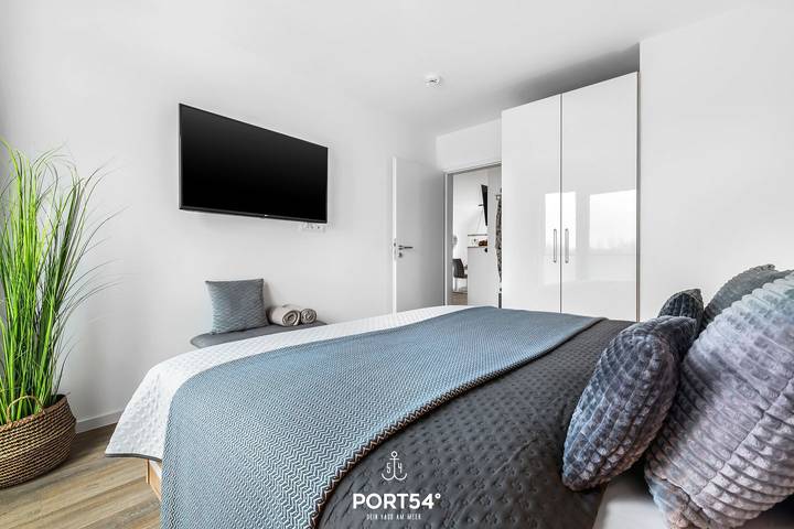 Ganze Wohnung, Ferienwohnung Sami im Nordseeresort - Balkon, Nordsee- und Strandnah, Kamin, Sauna, Duschbad in Büsum, Kreis Dithmarschen