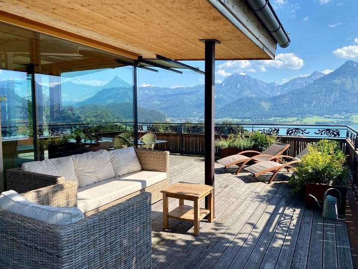 Ferienwohnung für 2 Personen, mit Ausblick und Seeblick sowie Terrasse, mit Haustier in Sankt Wolfgang im Salzkammergut - 2
