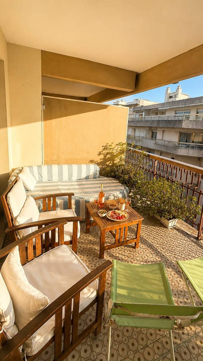 Studio pour 4 personnes, avec terrasse, adapté aux familles