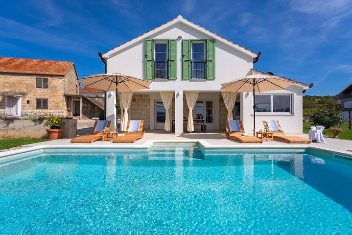 Villa Providenca mit 2 Schlafzimmern und privatem Pool in Bajagić, Dalmatinisches Zagora