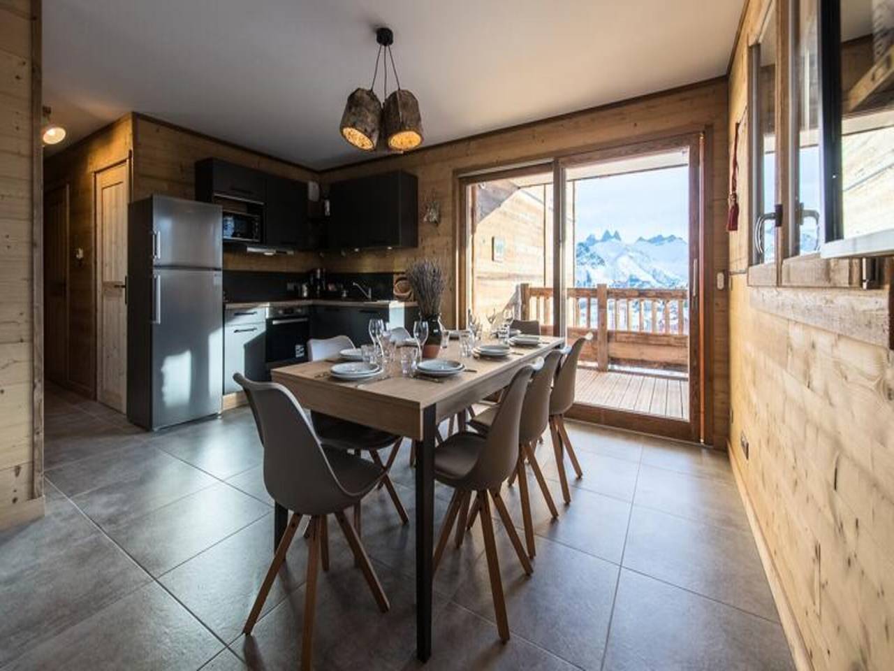 Ganze Wohnung, Apartment in Les Sybelles mit direktem Zugang zu den Skipisten in La Toussuire, Fontcouverte-la-Toussuire