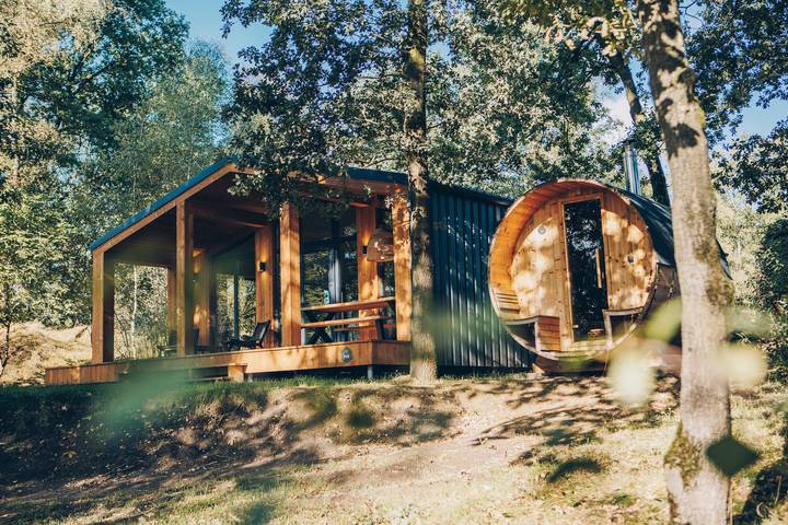 Ferienhaus für 4 Personen, mit Terrasse und Sauna