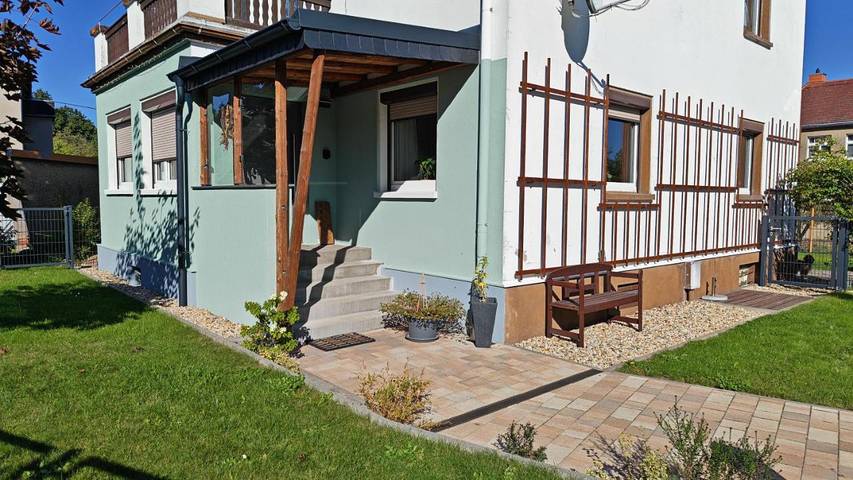 Ferienwohnung für 3 Personen, mit Terrasse und Garten sowie Ausblick in Wilthen