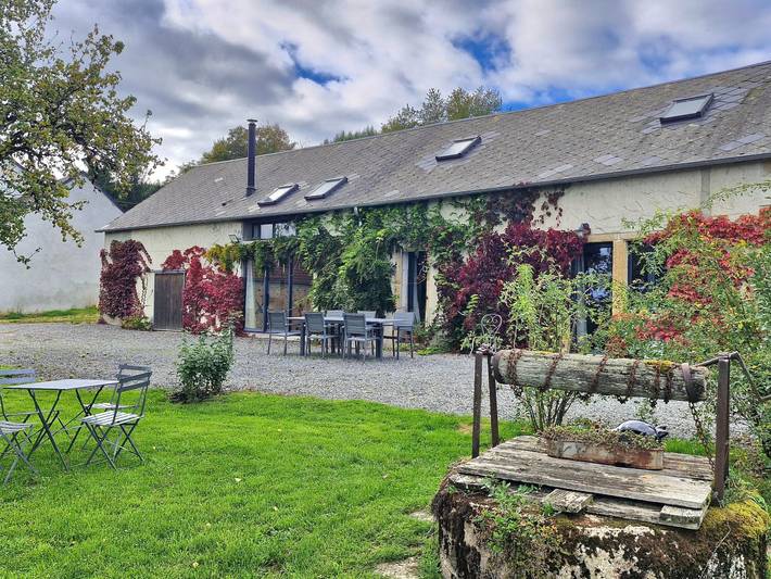 Gîte pour 8 personnes, avec jardin