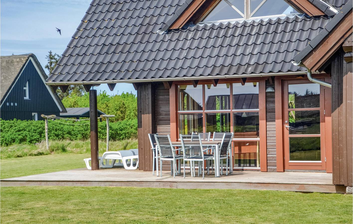 Ferienhaus für 8 Personen mit Terrasse in Skjern, Ringkøbing Fjord