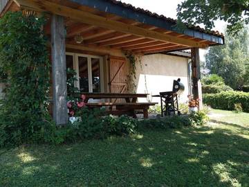Gîte pour 9 personnes, avec vue et jardin à Boulogne-sur-Gesse