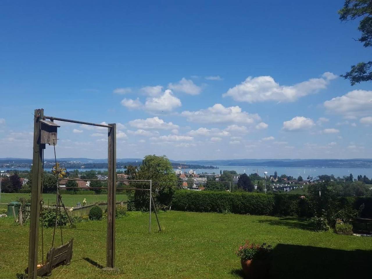 Appartement entier, Studio Ferienwohnung - 38 m2- mit Gartennutzung in Bottighofen, Lac de Constance (Suisse)